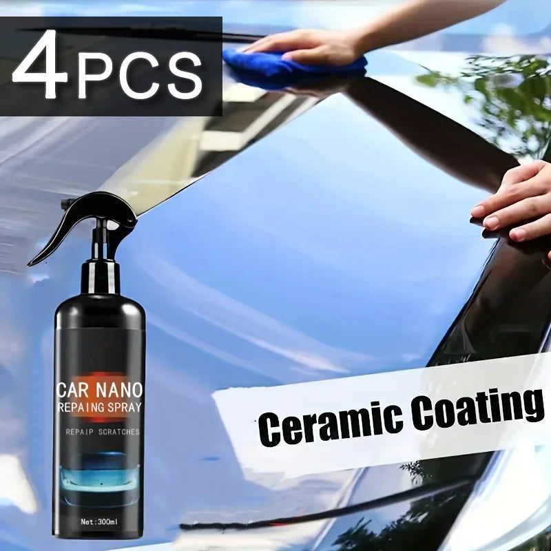Keramik-Nano-Beschichtung für Autos, Flüssige Hydrophobe Schicht, Poliermittel, Lackreiniger, Reifenglanz, Kunststoff...