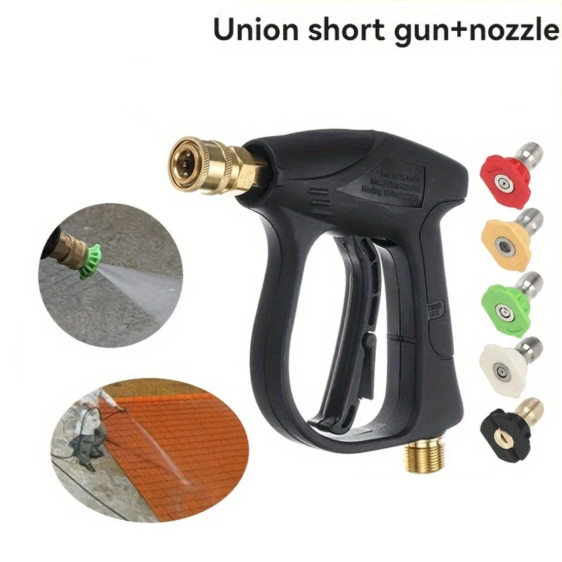 Hochdruck-Autowaschpistole, 4350 PSI, M22-14/M22-15-Gewinde, 1/4-Zoll-Schnellans