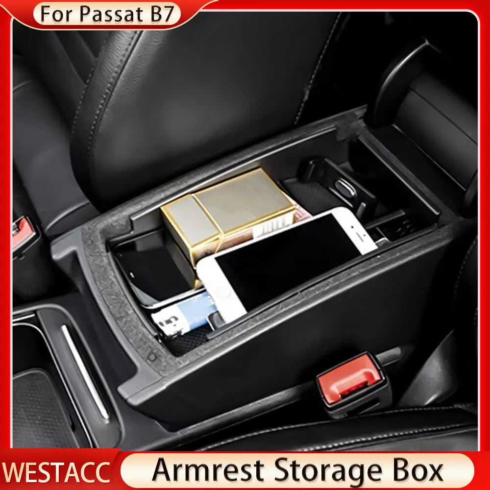 Auto Armlehne Aufbewahrungsbox Fach für Volkswagen VW CC Passat B6 B7