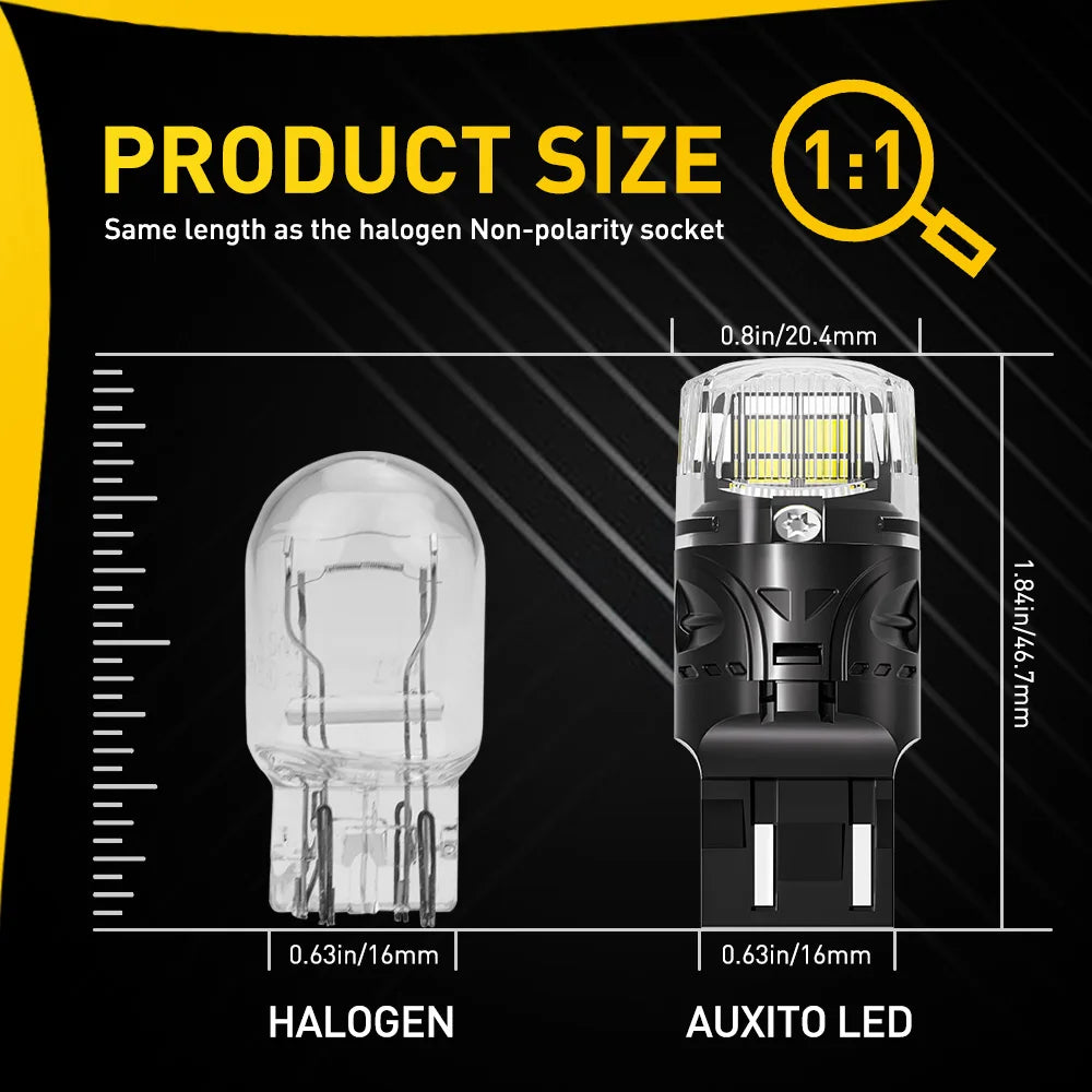 AUXITO Canbus T20 LED 7443 W21/5W Lampen – SwissGlanzGarage Ansicht 6