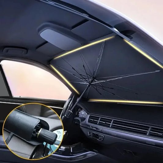 Faltbarer Auto-Sonnenschutz – SwissGlanzGarage Ansicht 2