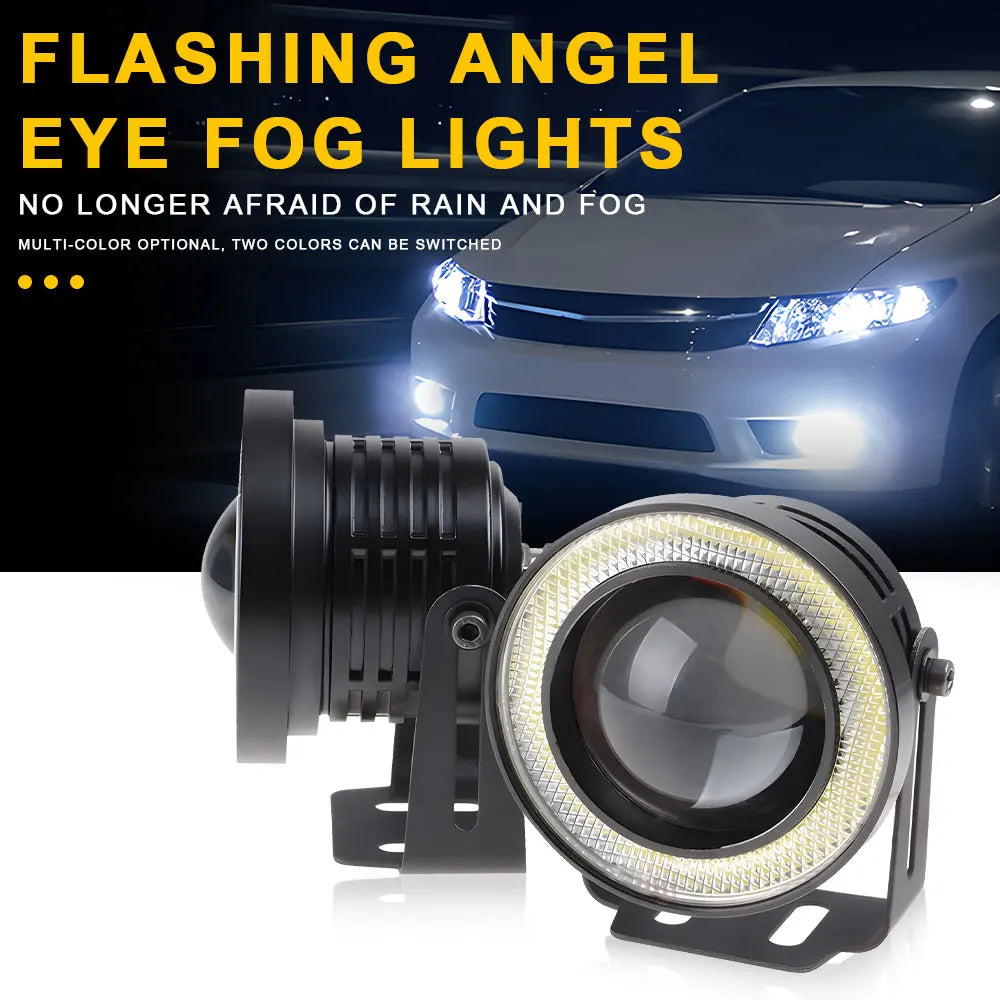 2.5 Zoll Angel Eyes Halo Ring 12V Auto LED – SwissGlanzGarage Ansicht 6