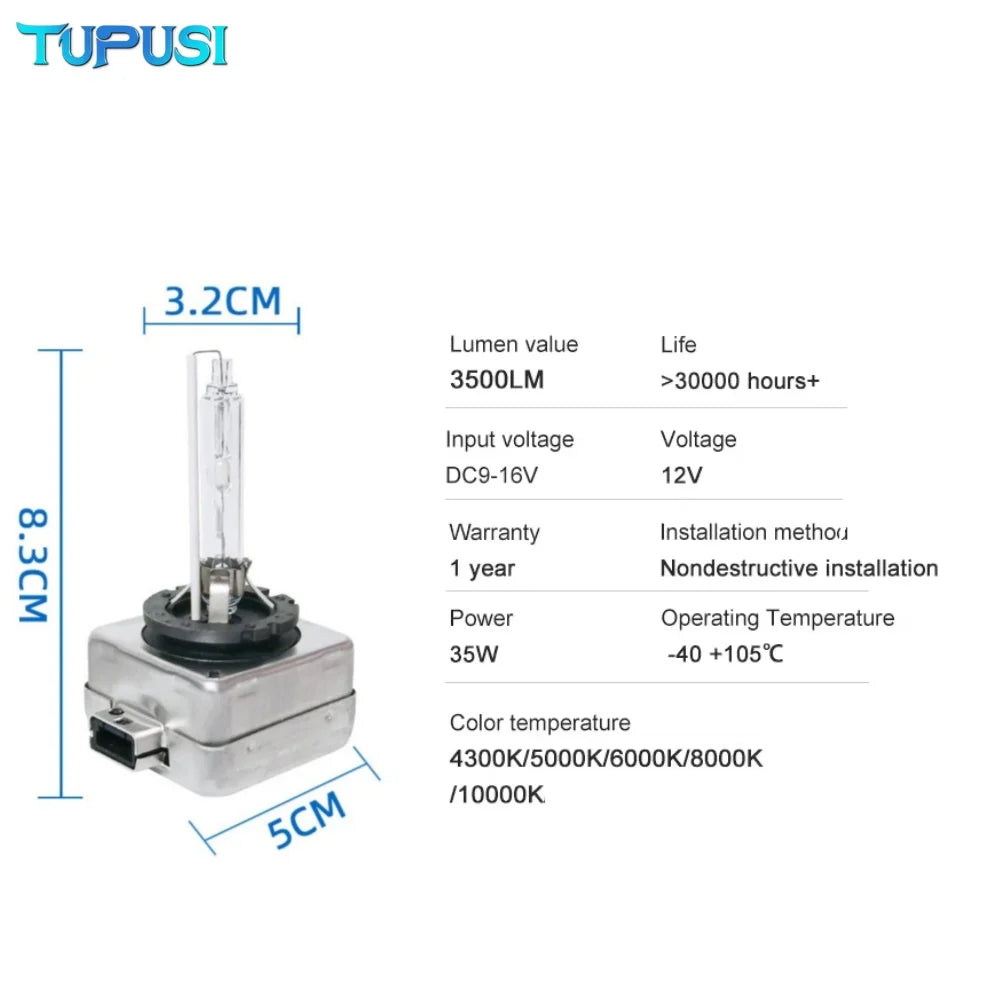 HID D1S D2S D3S D4S 4300K 5000K 6000K 8000K – SwissGlanzGarage Ansicht 3
