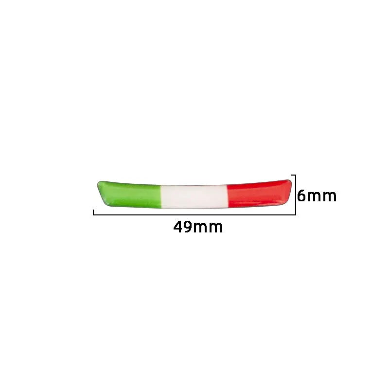 3D Italienische Flagge Schaltpanel Aufkleber – SwissGlanzGarage Ansicht 4