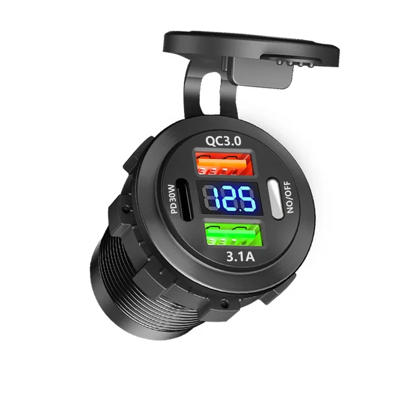 QC 3.0 PD30W Dual USB Schnellladegerät – SwissGlanzGarage Ansicht 6