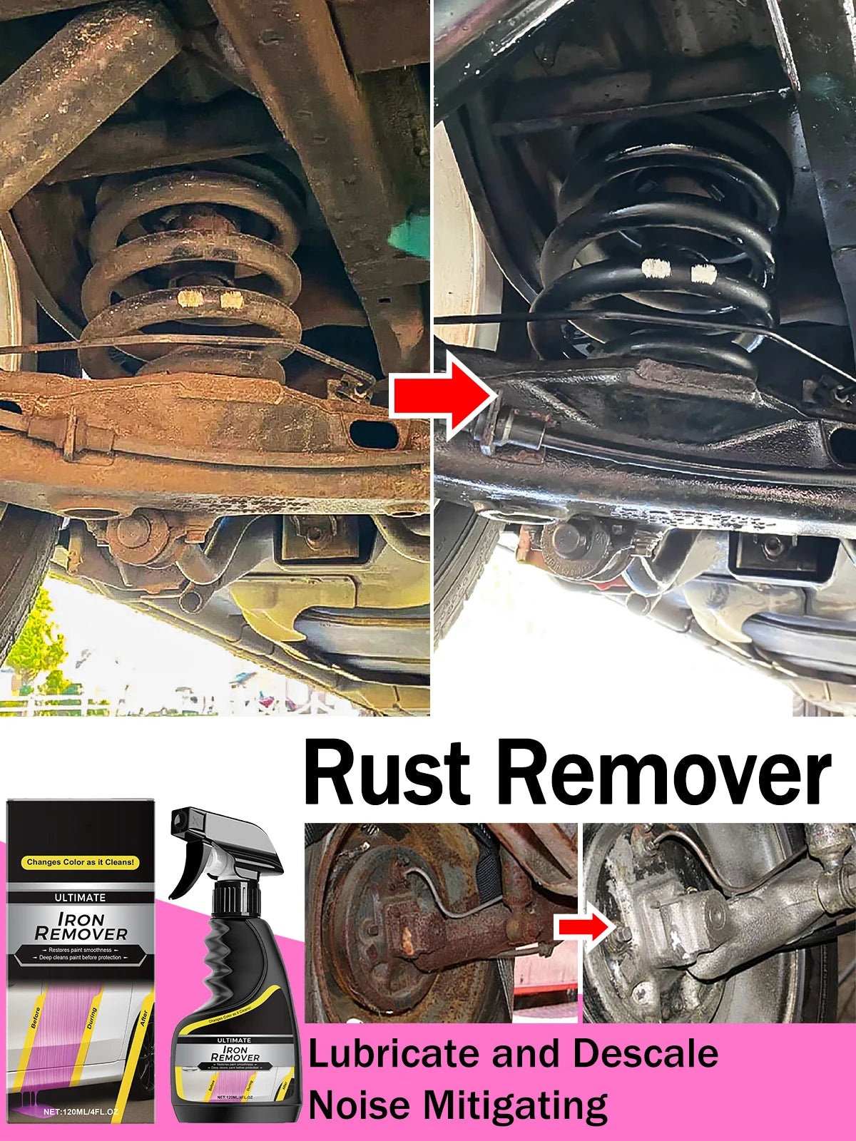 Rost-Entferner Spray Auto – SwissGlanzGarage Ansicht 4
