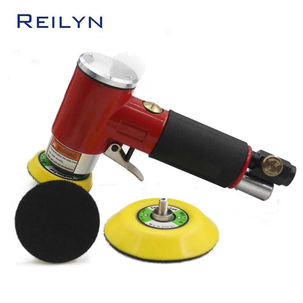 Reilyn Mini-Pneumatik-Schleifmaschine, 7,6 cm (3 Zoll) Exzenter-Luftschleifer zu