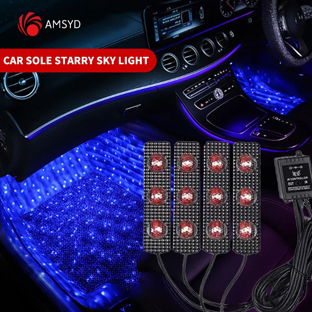 Auto Innen RGB LED Streifen Licht Styling Dekoration Atmosphäre