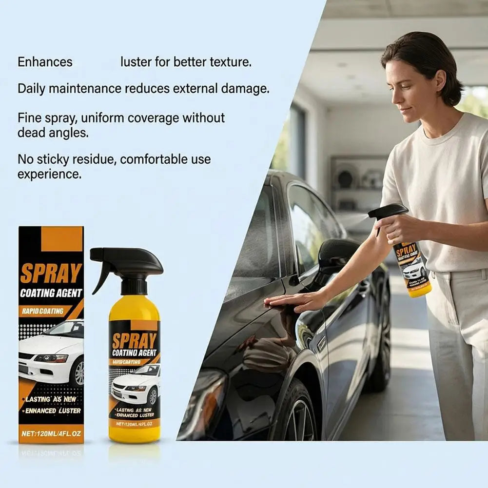 Auto-Keramikbeschichtungswachs Karosserie-Polierspray Hydrophobes Mittel Glanzschutz Auto-Zubehör