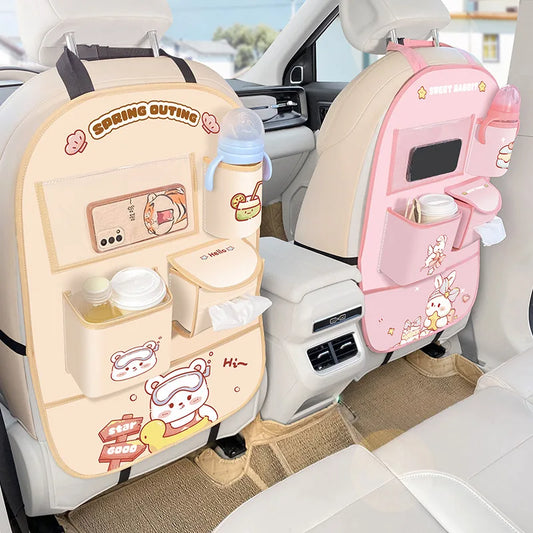Auto Rücksitz Organizer Anti-kick Pad Hinten Sicherheit Sitz