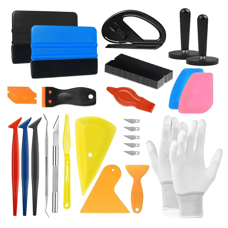 Folien-Rakel & Handschuh Set – SwissGlanzGarage Ansicht 2