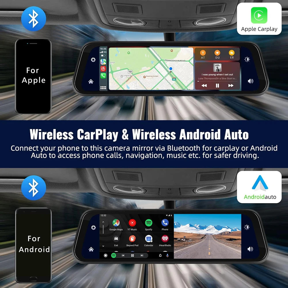 10" Dash Cam 4K DVR mit GPS und 5G WIFI – SwissGlanzGarage Ansicht 4