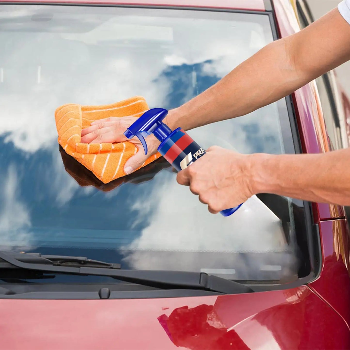 3-in-1 Auto-Keramikbeschichtungsspray 500ml Auto-Nano-Keramikbeschichtung Kratzerentferner für die Fahrzeugaußenhaut ...