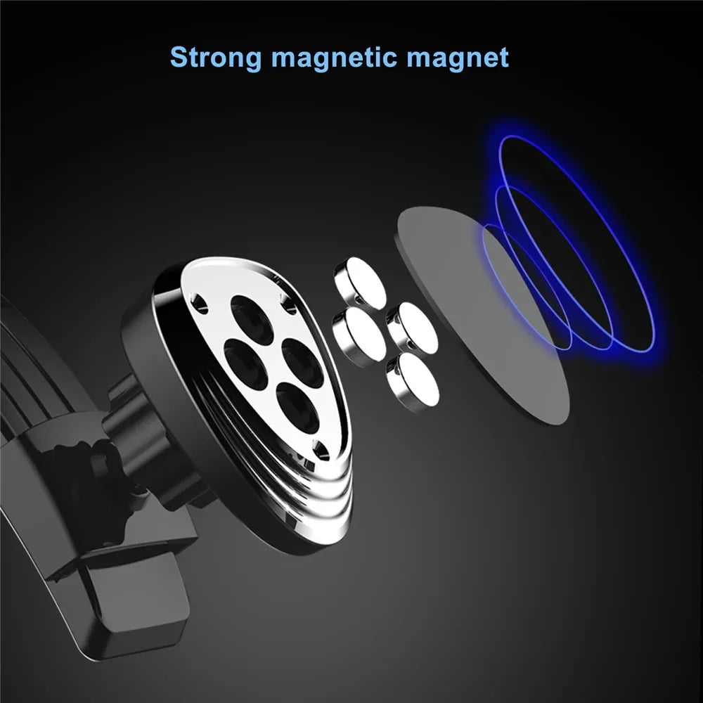 Magnetischer Autotelefonhalter für Windschutzscheibe, Armaturenbretthalterung für iPhone 16 Pro Max, Oppo Vivo, verst...