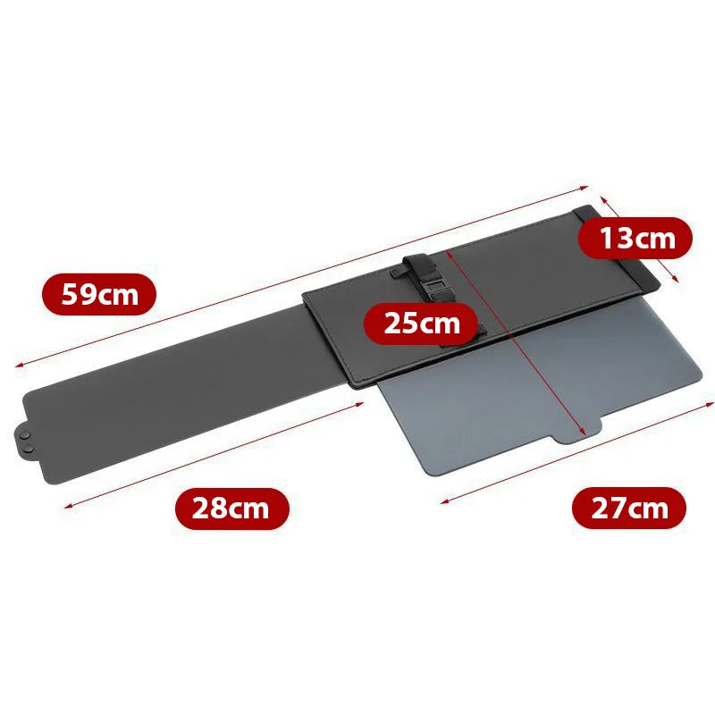 Faltbarer Auto-Sonnenschutz – für die Sonnenblende – SwissGlanzGarage Ansicht 6