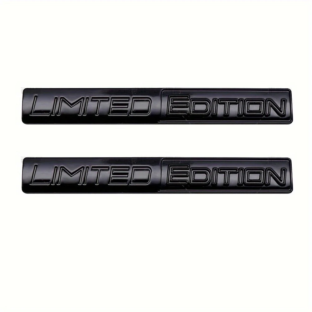 3D Metall Emblem Limited Edition Aufkleber – SwissGlanzGarage Ansicht 3