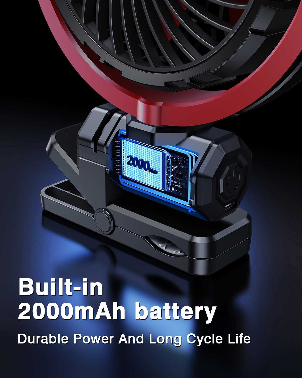 USB Ventilator 2000mAh – SwissGlanzGarage Ansicht 3