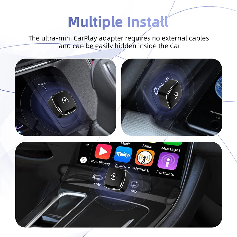 Mini Kabellos 2 In1 Carplay Adapter – SwissGlanzGarage Ansicht 6