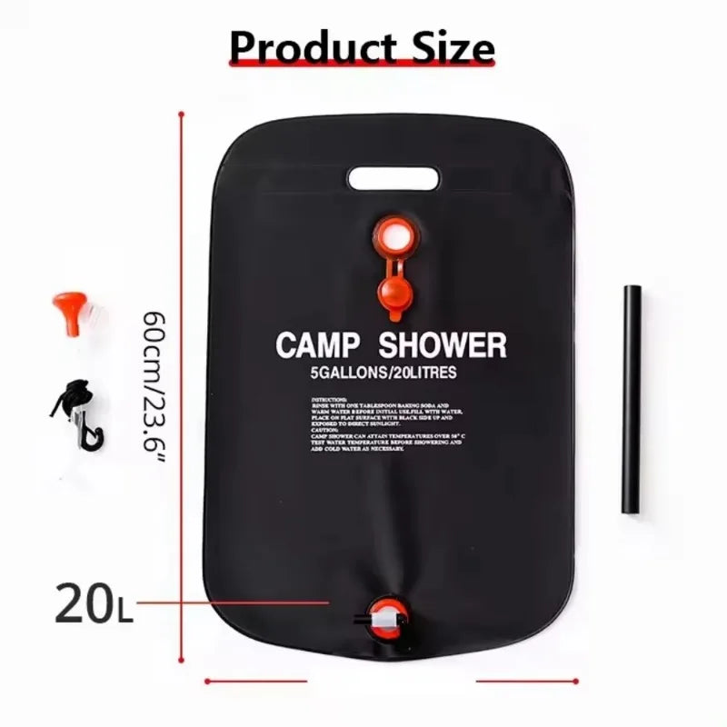 Camping-Duschbeutel 20 Liter – SwissGlanzGarage Ansicht 2