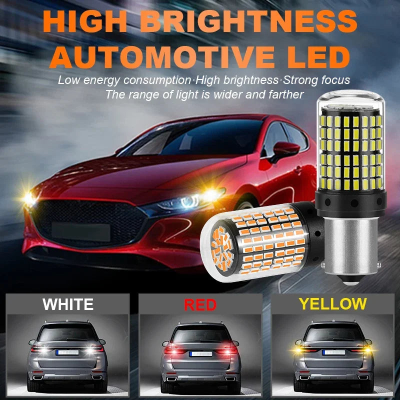 1156 LED Birne P21W BAU15S T20 7440 3157 – SwissGlanzGarage Ansicht 2