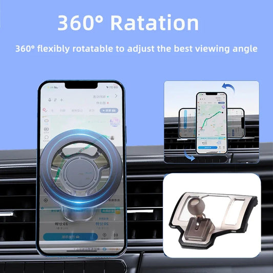 Magnetische drahtlose lade Auto Telefon Halter Für Toyota RAV4 2020