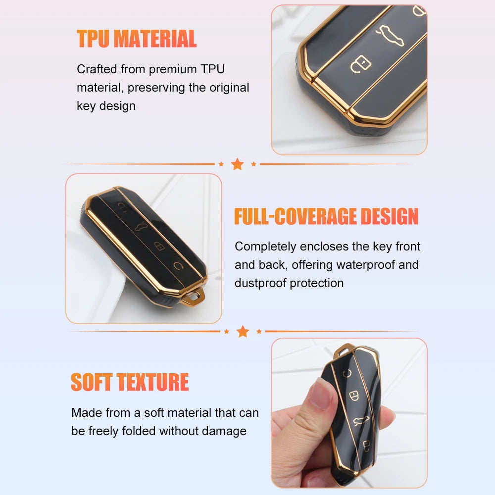 Schlüsselhülle Soft TPU für Chery Jaecoo J5 – SwissGlanzGarage Ansicht 5
