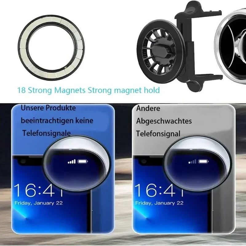 Runder Lüftung Handyhalter Mercedes – SwissGlanzGarage Ansicht 3