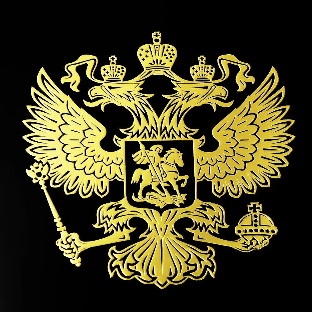 Wappen der Russischen Föderation Aufkleber – SwissGlanzGarage Ansicht 3