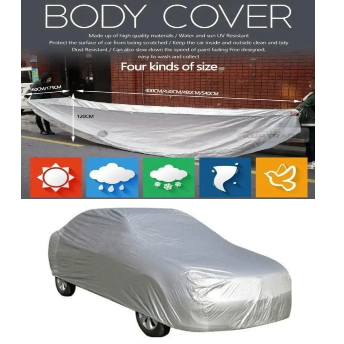 Universelle Auto-Sonnenschutzabdeckungen, Sonnen-, Regen-, Eis- und Schneeschutz, wasserdicht, staubdicht, UV-beständ...