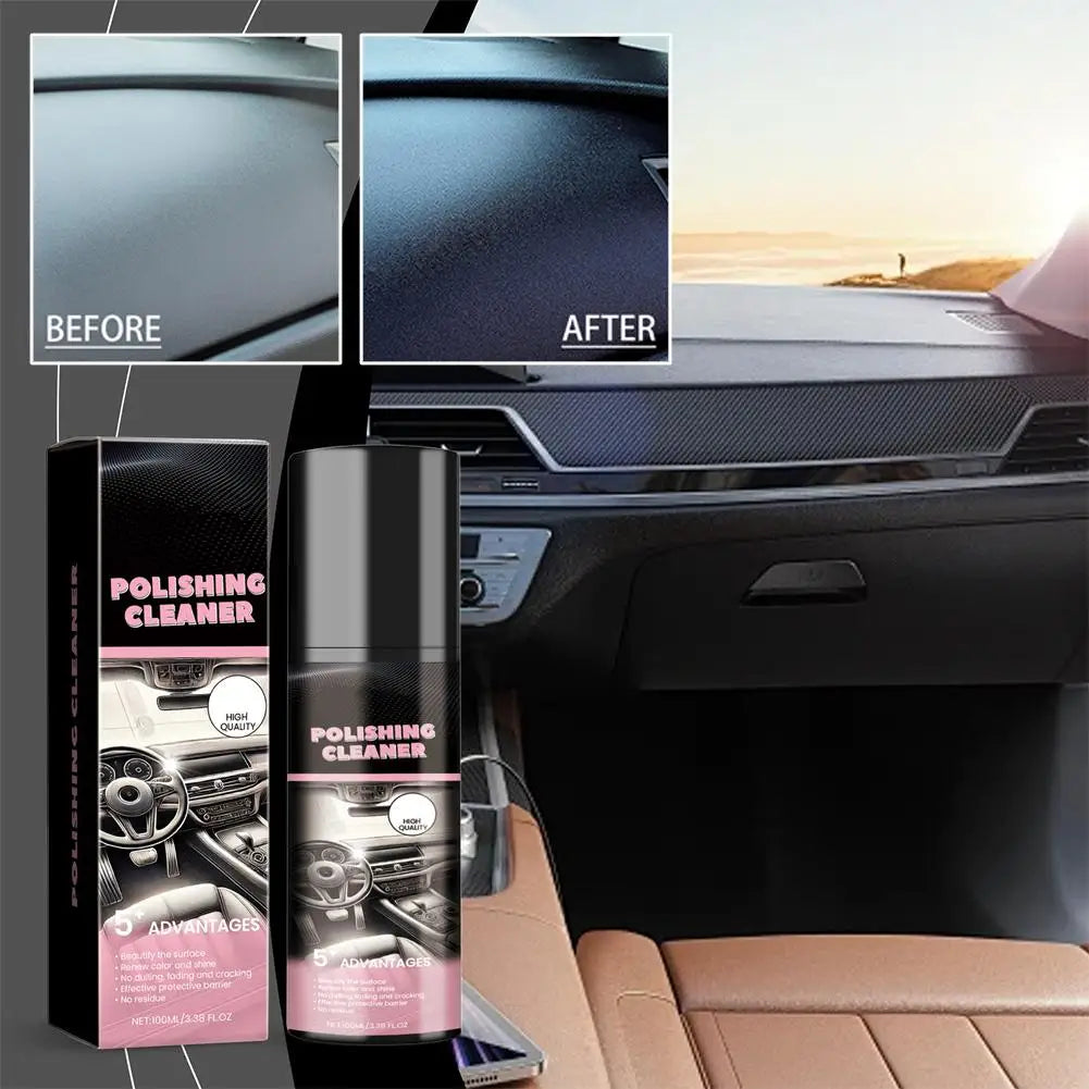 100 ml Polierreiniger, Auto-Innenraum-Schutz, Innenreiniger, Innen-Detailer-Spra