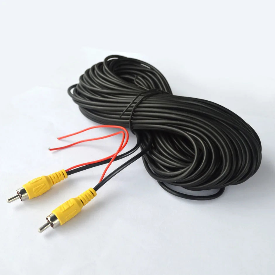 RCA Video Kabel 6M/10M/15M/20M für Rückfahrkamera – SwissGlanzGarage Ansicht 3