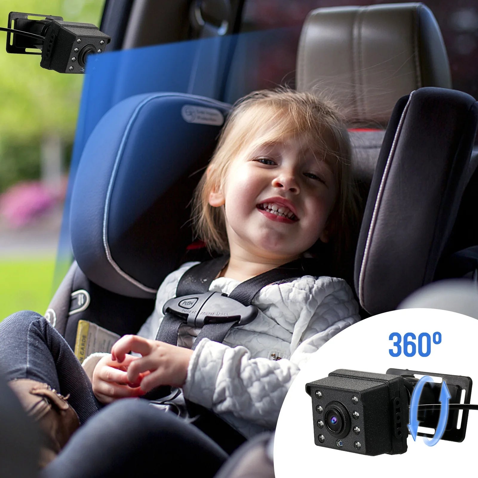 Dashcam 1080P mit IR Nachtsicht – für den Rückspiegel – SwissGlanzGarage Ansicht 3