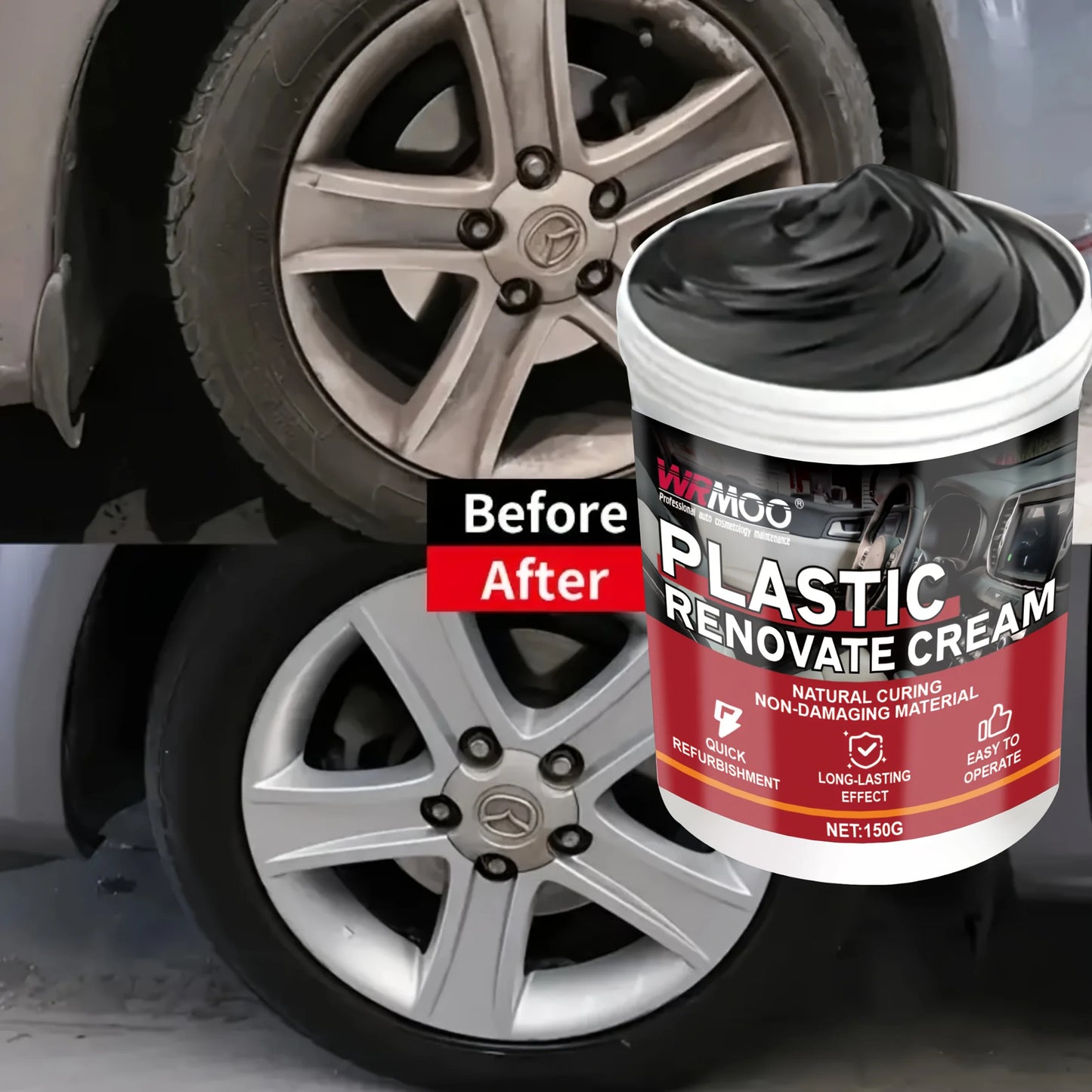 Auto-Kunststoffteil-Beschichtungs-Reparaturmittel – Restore Shine, Auto-Armaturenbrett-Wachs, Reifenschwärzungswachs,...