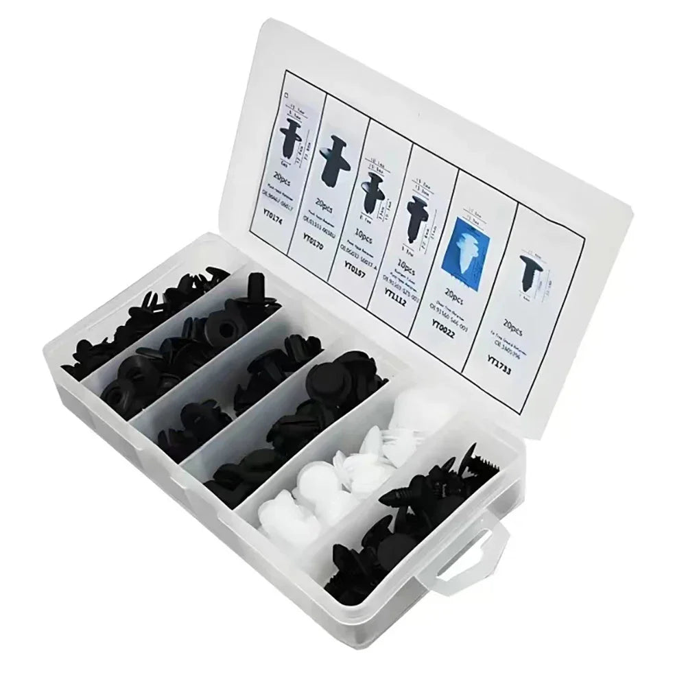 Auto Fastener Clips Set 100 Stück – SwissGlanzGarage Ansicht 5