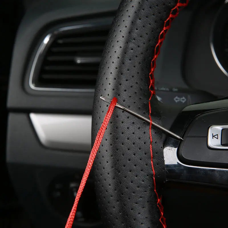 Lenkradbezug Carbon Leder, rutschfest & stilvoll – – SwissGlanzGarage Ansicht 5