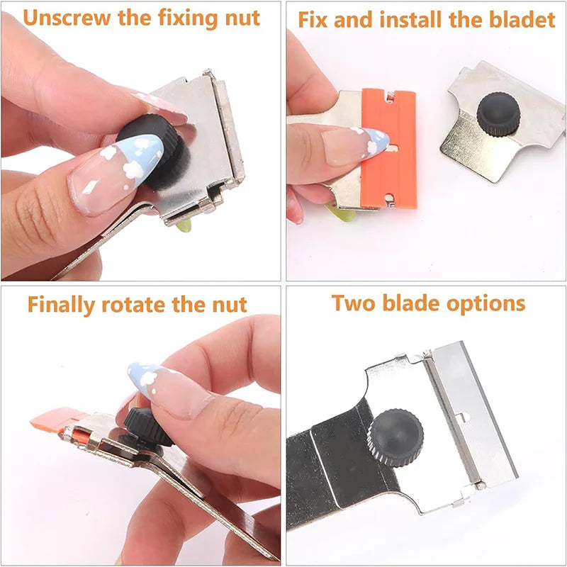 Multi-Purpose Langstiel-Abzieher mit Klingen – SwissGlanzGarage Ansicht 6