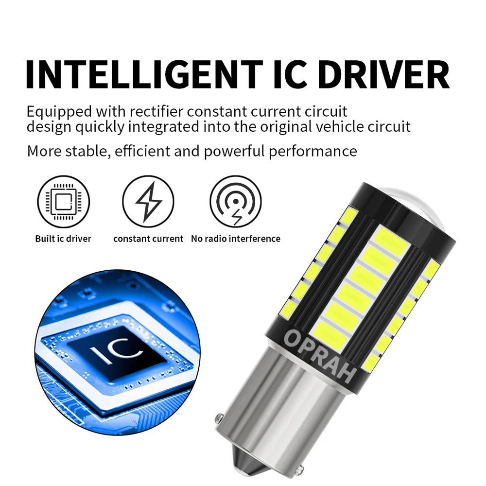 LED 1156 BA15S P21W 1157 BAU15S PY21W P21/5W BAY15D – SwissGlanzGarage Ansicht 4