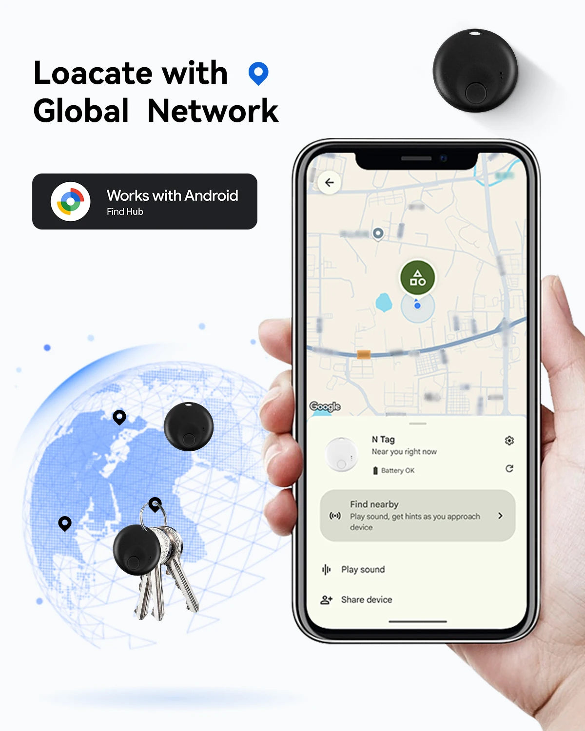 Android Smart Tags Bluetooth Tracker 2er Set – SwissGlanzGarage Ansicht 2