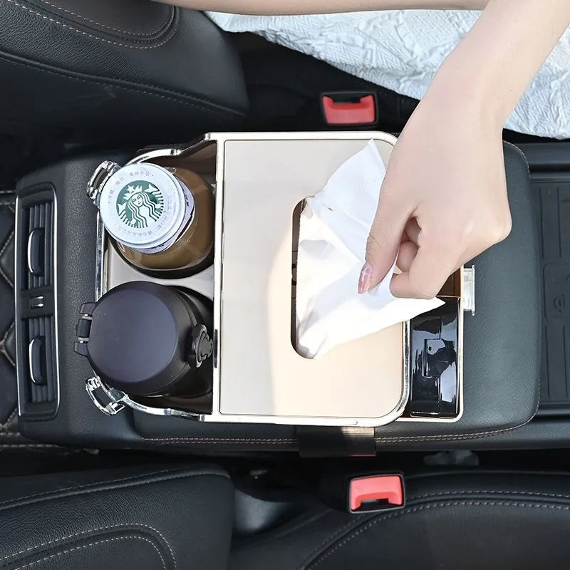 Auto Auto Tissue Box Armlehne Mittelkonsole Container Schublade