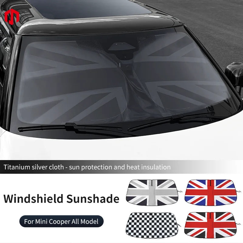 Windschutzscheiben-Sonnenschutz Mini Cooper – SwissGlanzGarage Ansicht 2