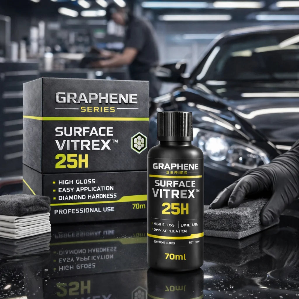 Graphen-Keramikbeschichtung 25H – mit Selbstheilung und UV-Tracking-Technologie für professionelle Autopflege, 10+ Ja...
