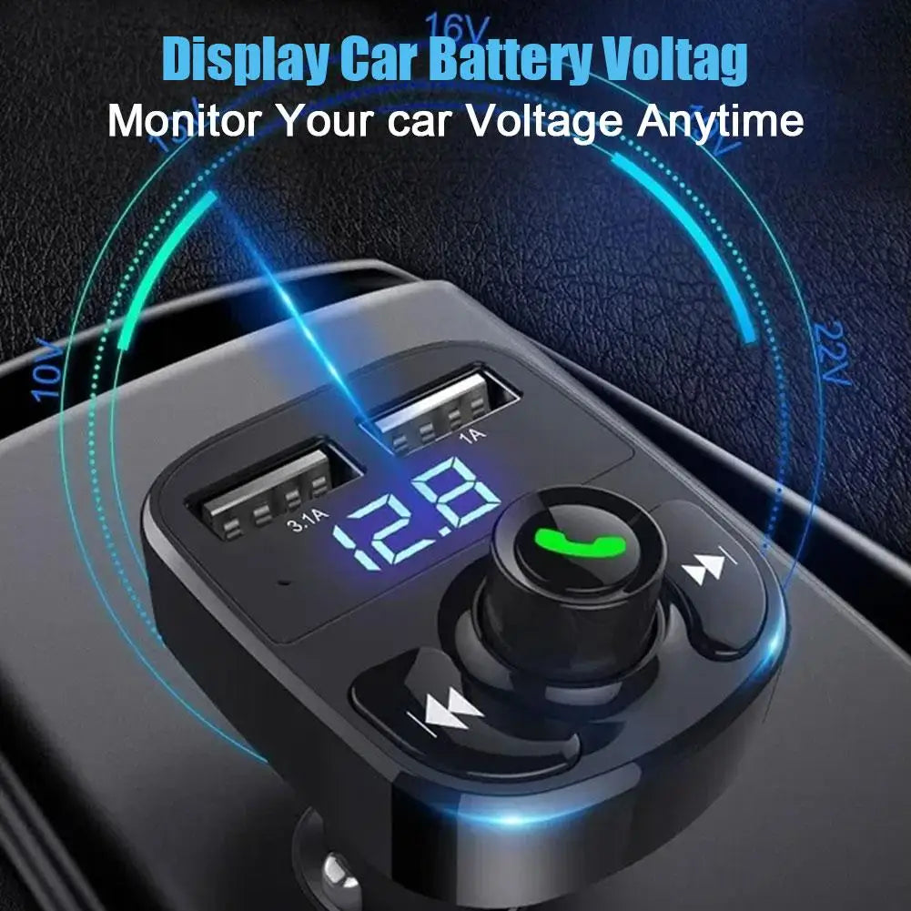 Kabellos Bluetooth FM Transmitter mit MP3-Player – SwissGlanzGarage Ansicht 2