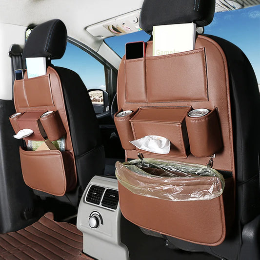Leder Auto Rücksitz Organizer Hinten Reihe Kinder Sitz Zurück