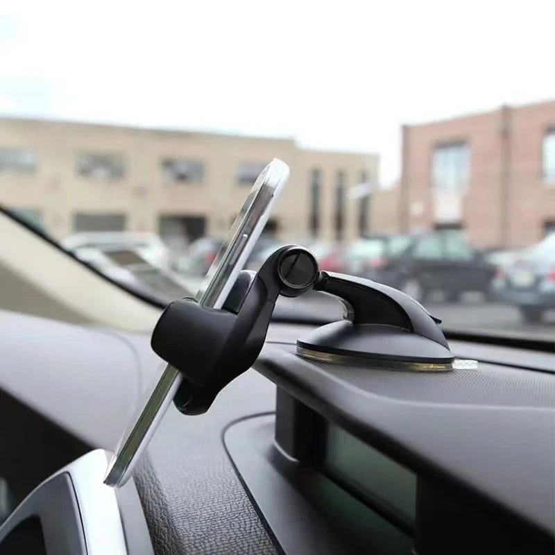 Universeller Autotelefonhalter aus Silikon mit Saugnapf, Windschutzscheibenhalterung für Handy, Smartphone, unterstüt...