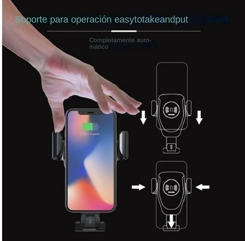 Schwerkraft-Autohalterung für Lüftungsschlitze, Handyhalterung, GPS-Navigationshalterung, kompatibel mit iPhone, Xiao...