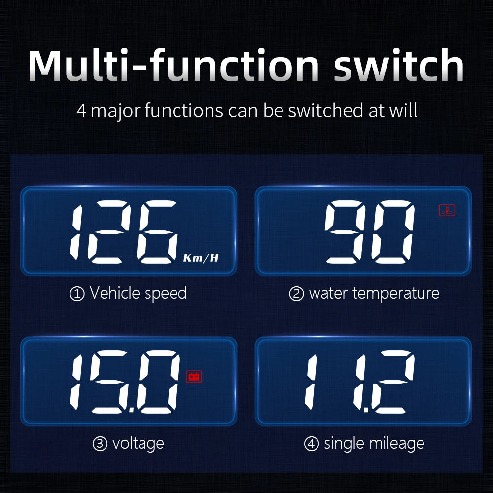 M3 OBD2 M1 GPS HUD Head-Up Display – SwissGlanzGarage Ansicht 3