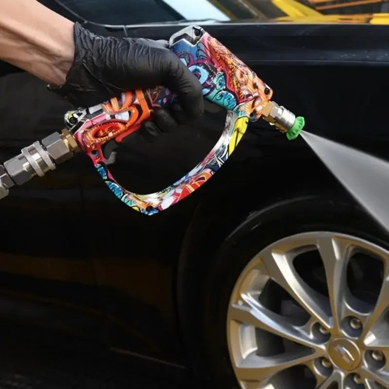 Hochdruck-Autowaschpistolen, verstellbare Düse, Edelstahl- und Kupferkonstruktio