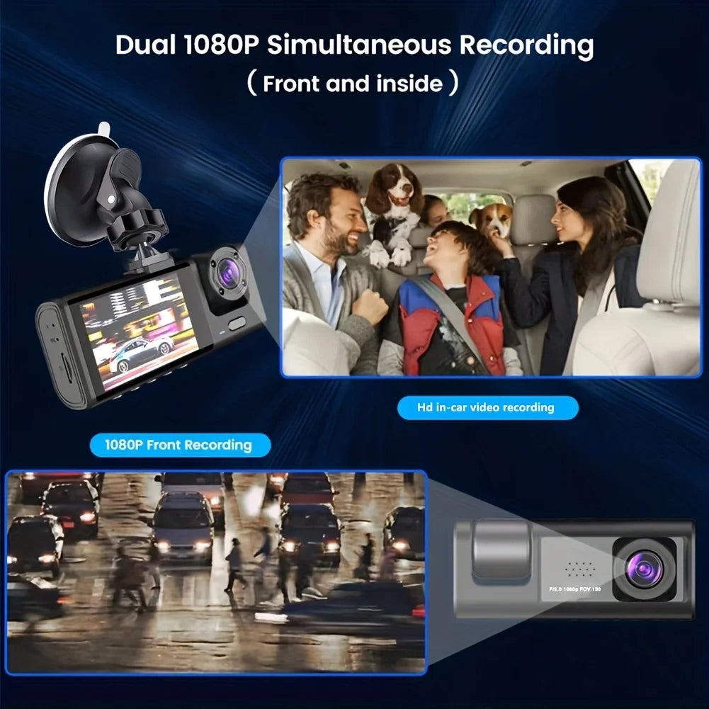 1080P Dashcam mit IR Nachtsicht 3 Kameras – SwissGlanzGarage Ansicht 4