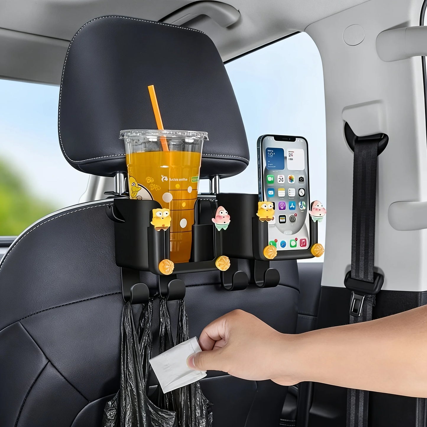 Auto-Handyhalterung mit Becherhalter – SwissGlanzGarage Ansicht 3