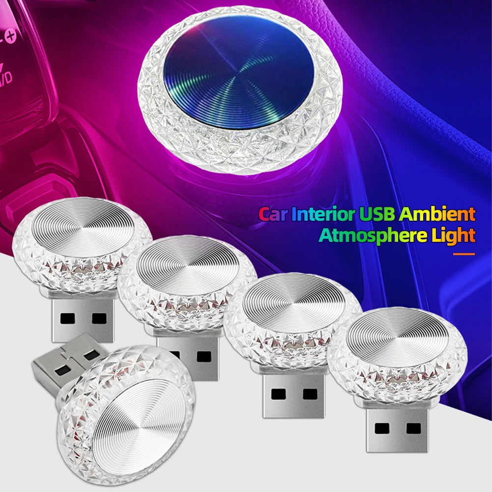 Auto Innenraum USB Umgebungs atmosphäre Licht LED dekorative Signal